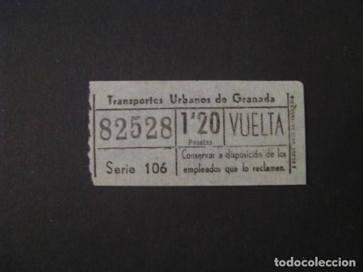 Collectionnisme Billets de transport: BILLETE DE TRANSPORTE. TRANSPORTES URBANOS DE GRANADA. NUMERO CAPICUA.