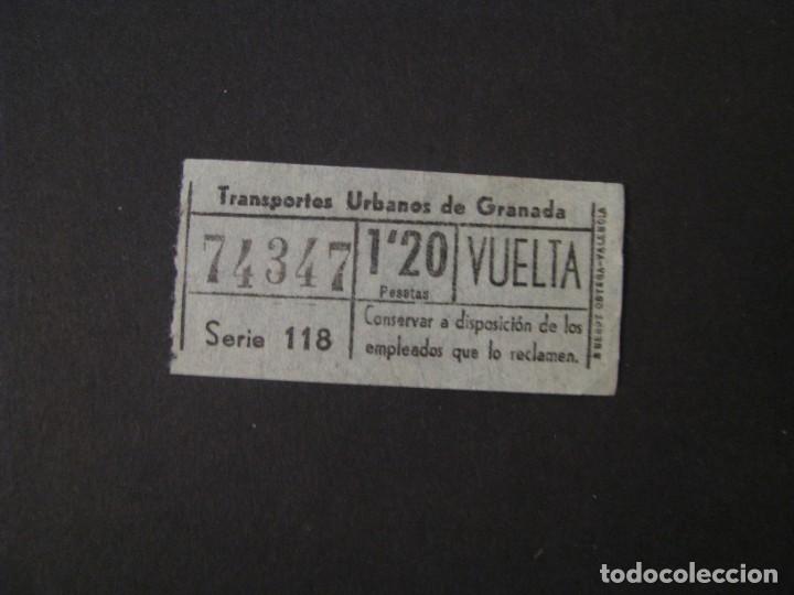 Collectionnisme Billets de transport: BILLETE DE TRANSPORTE. TRANSPORTES URBANOS DE GRANADA. NUMERO CAPICUA.