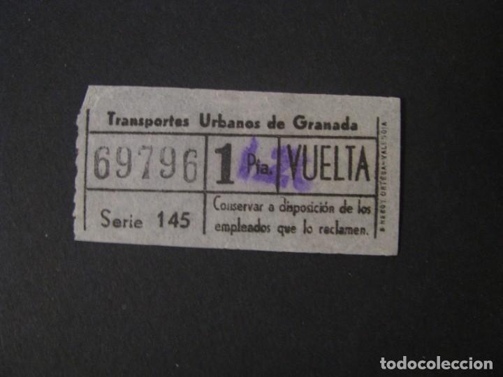 Collectionnisme Billets de transport: BILLETE DE TRANSPORTE. TRANSPORTES URBANOS DE GRANADA. NUMERO CAPICUA.