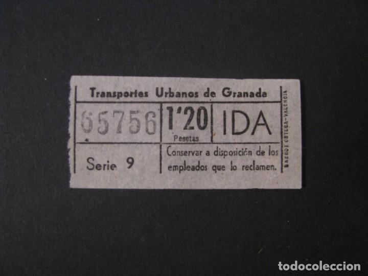 Collectionnisme Billets de transport: BILLETE DE TRANSPORTE. TRANSPORTES URBANOS DE GRANADA. NUMERO CAPICUA.