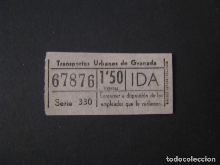 Collectionnisme Billets de transport: BILLETE DE TRANSPORTE. TRANSPORTES URBANOS DE GRANADA. NUMERO CAPICUA.