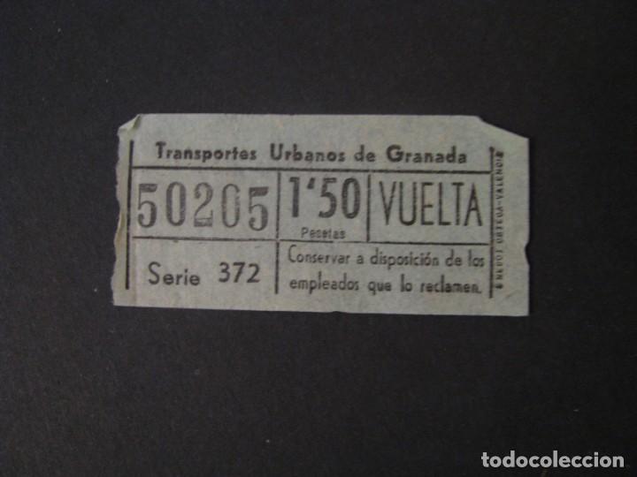 Collectionnisme Billets de transport: BILLETE DE TRANSPORTE. TRANSPORTES URBANOS DE GRANADA. NUMERO CAPICUA.