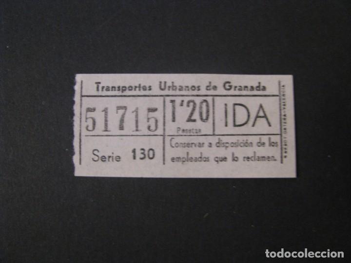 Collectionnisme Billets de transport: BILLETE DE TRANSPORTE. TRANSPORTES URBANOS DE GRANADA. NUMERO CAPICUA.
