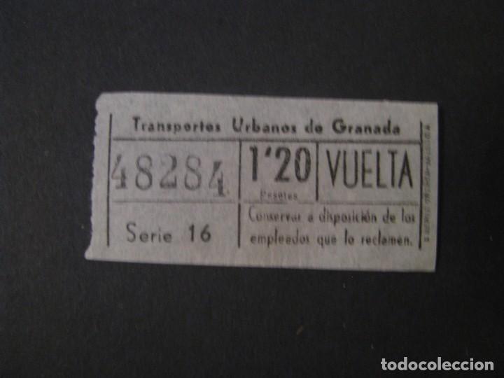 Collectionnisme Billets de transport: BILLETE DE TRANSPORTE. TRANSPORTES URBANOS DE GRANADA. NUMERO CAPICUA.
