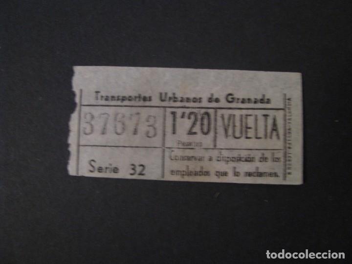 Collectionnisme Billets de transport: BILLETE DE TRANSPORTE. TRANSPORTES URBANOS DE GRANADA. NUMERO CAPICUA.