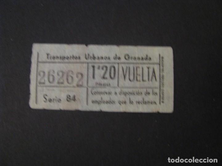 Collectionnisme Billets de transport: BILLETE DE TRANSPORTE. TRANSPORTES URBANOS DE GRANADA. NUMERO CAPICUA.