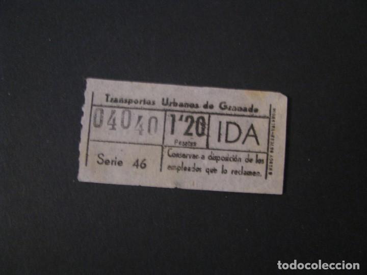 Collectionnisme Billets de transport: BILLETE DE TRANSPORTE. TRANSPORTES URBANOS DE GRANADA. NUMERO CAPICUA.