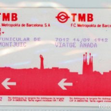 Coleccionismo Billetes de transporte: (116 # ) TARJETA DE TRANSPORTES DE BARCELONA - VER FOTO // (C-4)