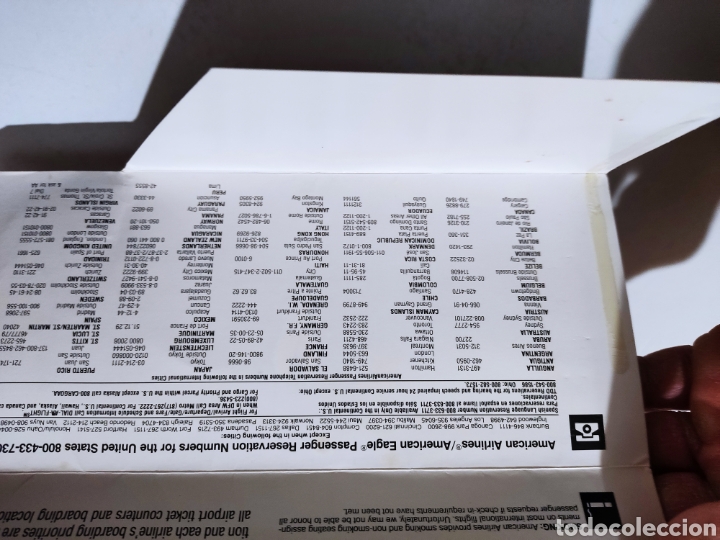 Coleccionismo billetes de transporte: First class american airlines - Foto 4