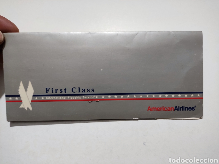 Collectionnisme Billets de transport: First class american airlines