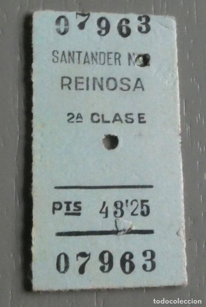 Collectionnisme Billets de transport: Billete de tren a&ntilde;o 1958. Trayecto Santander Reinosa 2&ordf; clase
