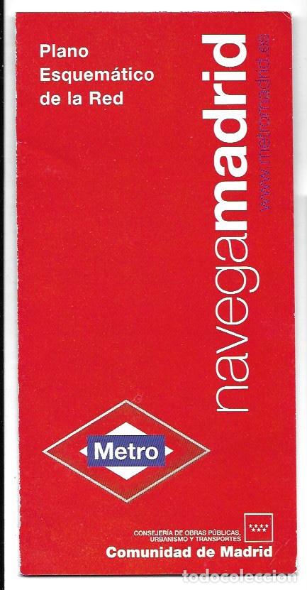 Collectionnisme Billets de transport: Plano Metro Madrid