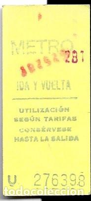 Collectionnisme Billets de transport: Billete Metro Madrid