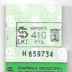 Colecionismos Bilhetes de Transporte: BONOBUS MADRID. Lote 316837698