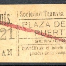 Collezionismo Biglietti di trasporto: BILLETE DE TRANVIAS DE MADRID // (ALB MAD-3). Lote 317339248