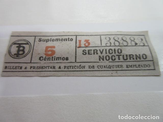 Colecionismos Bilhetes de Transporte: BILLETE CAPICUA 38883 BARCELONA TB SERVICIO NOCTURNO - DIME QUE NUMERO BUSCAS O TEMATICA