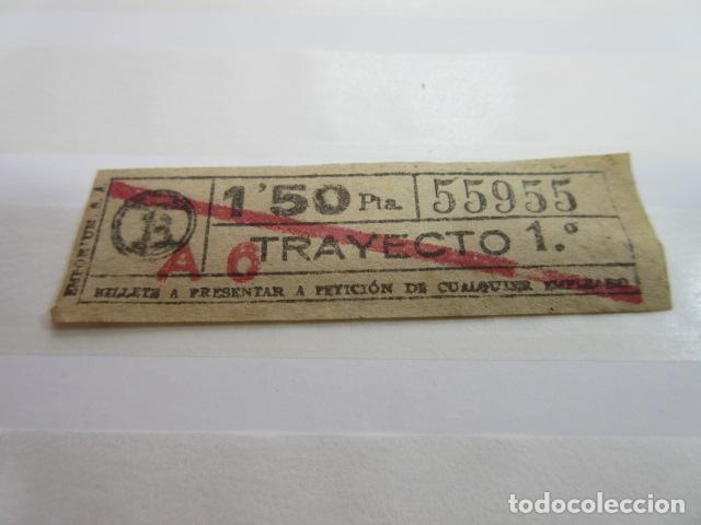 Colecionismos Bilhetes de Transporte: BILLETE CAPICUA 55955 TRANVIA BARCELONA TB - DIME QUE NUMERO BUSCAS O TEMATICA