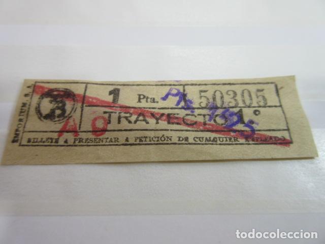 Colecionismos Bilhetes de Transporte: BILLETE CAPICUA 50305 TRANVIA BARCELONA TB - DIME QUE NUMERO BUSCAS O TEMATICA