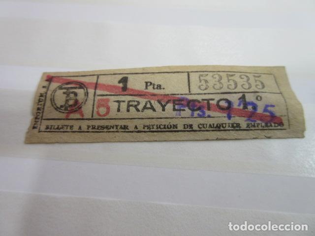 Colecionismos Bilhetes de Transporte: BILLETE CAPICUA 53535 TRANVIA BARCELONA TB - DIME QUE NUMERO BUSCAS O TEMATICA