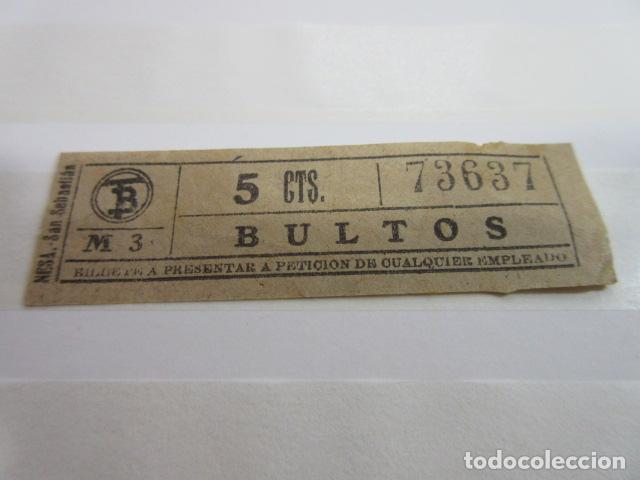 Colecionismos Bilhetes de Transporte: BILLETE CAPICUA 73637 TRANVIA BARCELONA TB - DIME QUE NUMERO BUSCAS O TEMATICA