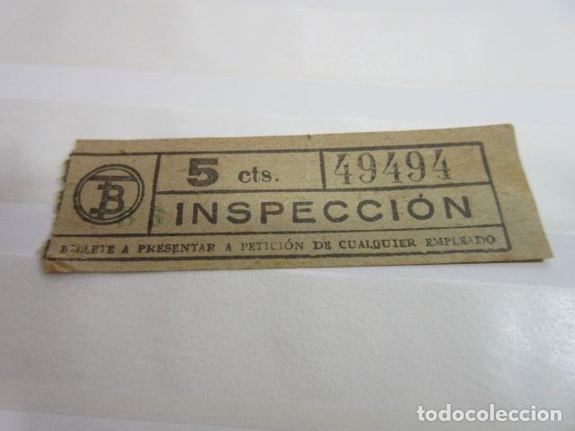 Colecionismos Bilhetes de Transporte: BILLETE CAPICUA 49494 TRANVIA BARCELONA TB - DIME QUE NUMERO BUSCAS O TEMATICA