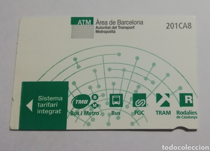 Colecionismos Bilhetes de Transporte: Billete Metro de Barcelona Ticket prueba de impresi&oacute;n Tarjeta ATM Rodalies Bus