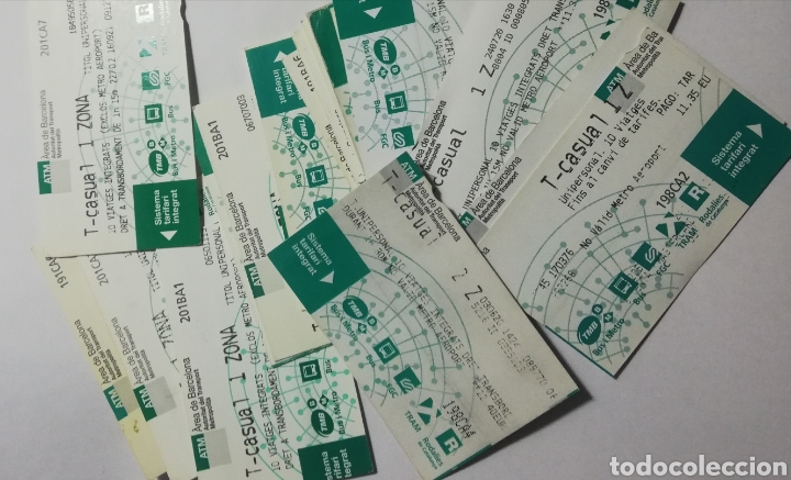 Colecionismos Bilhetes de Transporte: Lote 22 billetes ATM Metro Barcelona Rodalies BUS TRAM Ferrocarrils