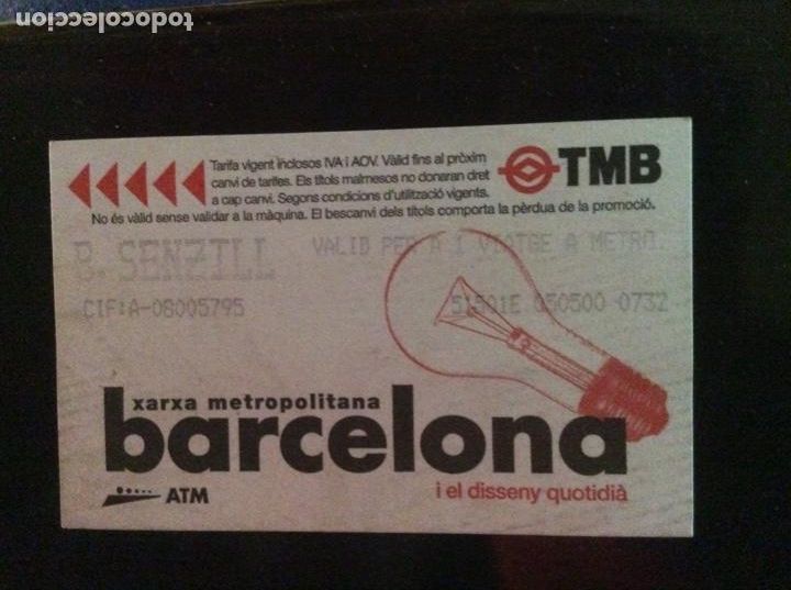 Colecionismos Bilhetes de Transporte: TARJETA DE METRO BARCELONA BILLETE SENCILLO. DISENY QUOTIDI&Agrave;. A&Ntilde;OS 90