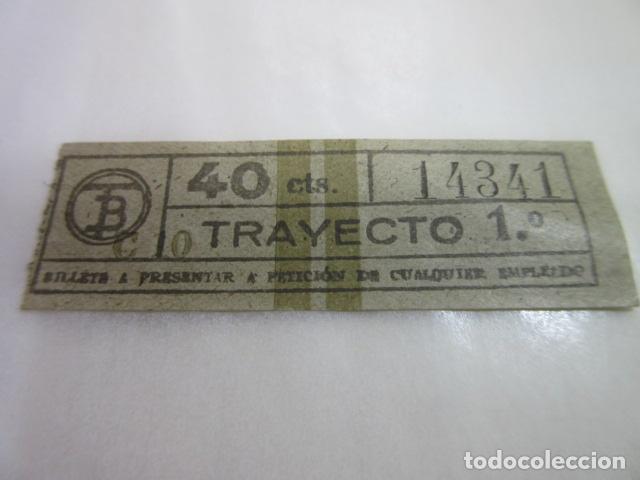 Colecionismos Bilhetes de Transporte: BILLETE CAPICUA 14341 TB BARCELONA VER TRAYECTOS FOTO - DIME QUE NUMERO BUSCAS O TEMATICA