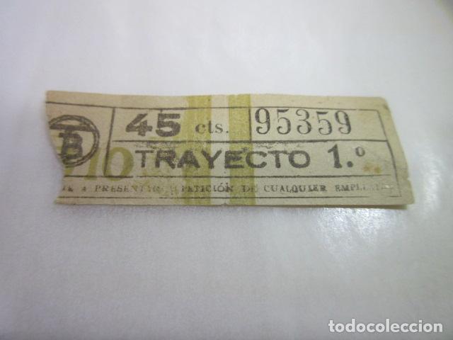 Colecionismos Bilhetes de Transporte: BILLETE CAPICUA 95359 TB BARCELONA VER TRAYECTOS FOTO - DIME QUE NUMERO BUSCAS O TEMATICA