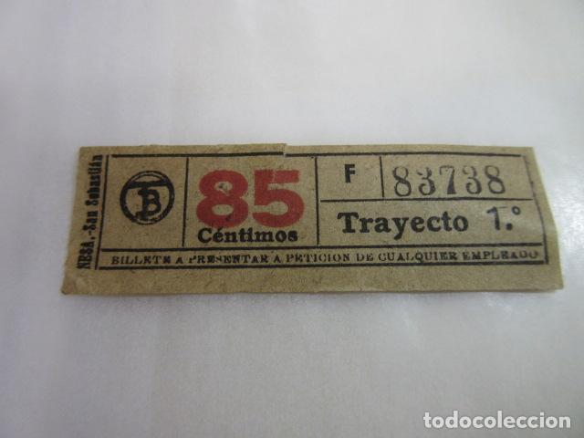 Colecionismos Bilhetes de Transporte: BILLETE CAPICUA 83738 TB BARCELONA VER TRAYECTOS FOTO - DIME QUE NUMERO BUSCAS O TEMATICA