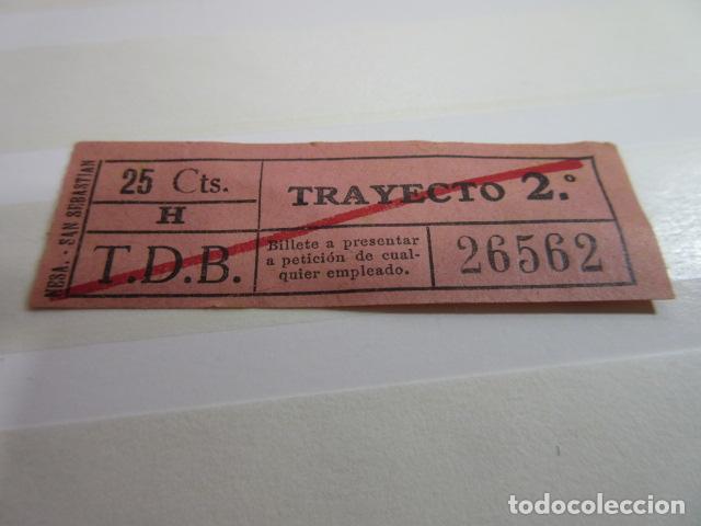 Colecionismos Bilhetes de Transporte: BILLETE CAPICUA 26562 TB BARCELONA TRAYECTOS FOTO - DIME QUE NUMERO BUSCAS O TEMATICA