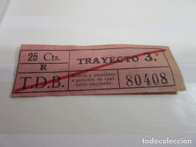 Colecionismos Bilhetes de Transporte: BILLETE CAPICUA 80408 TB BARCELONA TRAYECTOS FOTO - DIME QUE NUMERO BUSCAS O TEMATICA