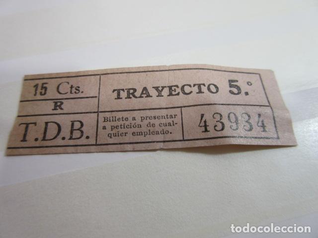 Colecionismos Bilhetes de Transporte: BILLETE CAPICUA 43934 TB BARCELONA TRAYECTOS FOTO - DIME QUE NUMERO BUSCAS O TEMATICA