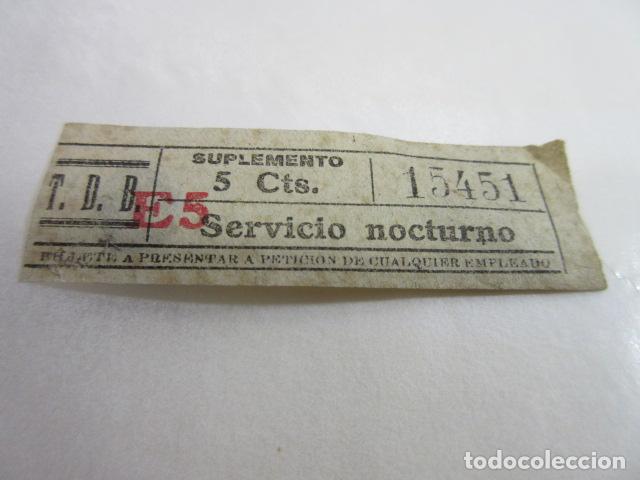 Colecionismos Bilhetes de Transporte: BILLETE CAPICUA 15451 TDB BARCELONA TRAYECTOS FOTO - DIME QUE NUMERO BUSCAS O TEMATICA