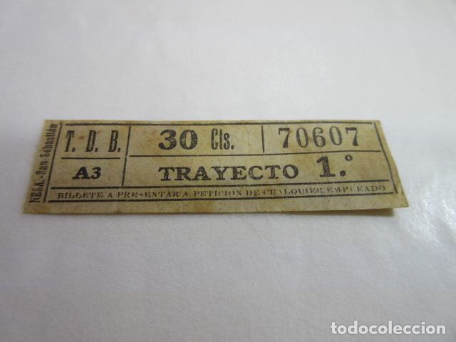 Colecionismos Bilhetes de Transporte: BILLETE CAPICUA 70607 TDB BARCELONA TRAYECTOS FOTO - DIME QUE NUMERO BUSCAS O TEMATICA