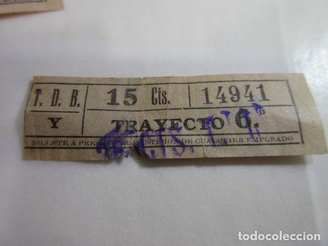Colecionismos Bilhetes de Transporte: BILLETE CAPICUA 14941 TDB BARCELONA TRAYECTOS FOTO - DIME QUE NUMERO BUSCAS O TEMATICA
