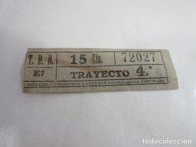 Colecionismos Bilhetes de Transporte: BILLETE CAPICUA 72027 TDB BARCELONA TRAYECTOS FOTO - DIME QUE NUMERO BUSCAS O TEMATICA