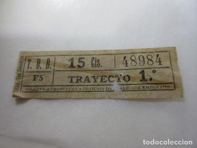 Colecionismos Bilhetes de Transporte: BILLETE CAPICUA 48984 TDB BARCELONA TRAYECTOS FOTO - DIME QUE NUMERO BUSCAS O TEMATICA
