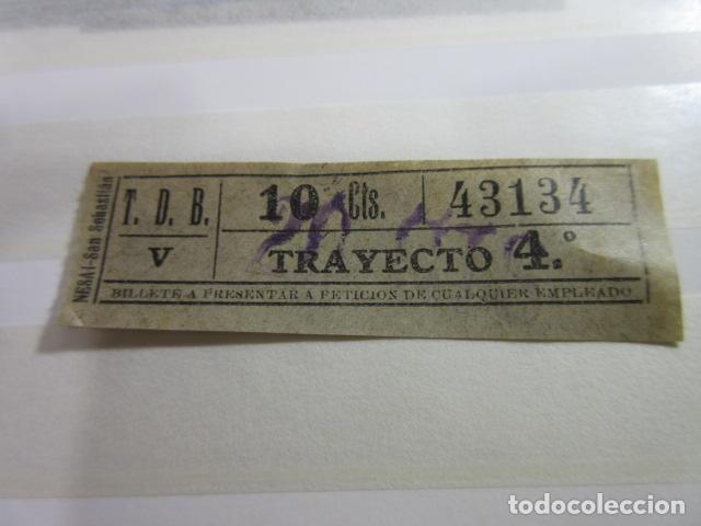 Colecionismos Bilhetes de Transporte: BILLETE CAPICUA 43134 TDB BARCELONA TRAYECTOS FOTO - DIME QUE NUMERO BUSCAS O TEMATICA