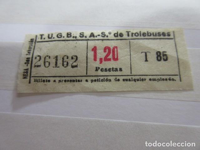 Colecionismos Bilhetes de Transporte: BILLETE TRANSPORTE URBANO GRAN BILBAO TROLEBUSES CAPICUA 26162