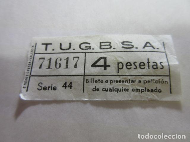Colecionismos Bilhetes de Transporte: BILLETE TRANSPORTE URBANO GRAN BILBAO capicua 71617