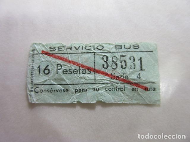 Coleccionismo Billetes de transporte: COLECCION MADRID - REFERENCIA: REFMM01 - SERVICIO BUS 16 PESETAS