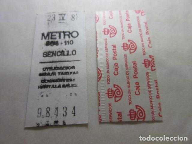 Coleccionismo Billetes de transporte: COLECCION MADRID REFERENCIA: REFMM01 - METRO MADRID 504 - 110 CAJA POSTAL