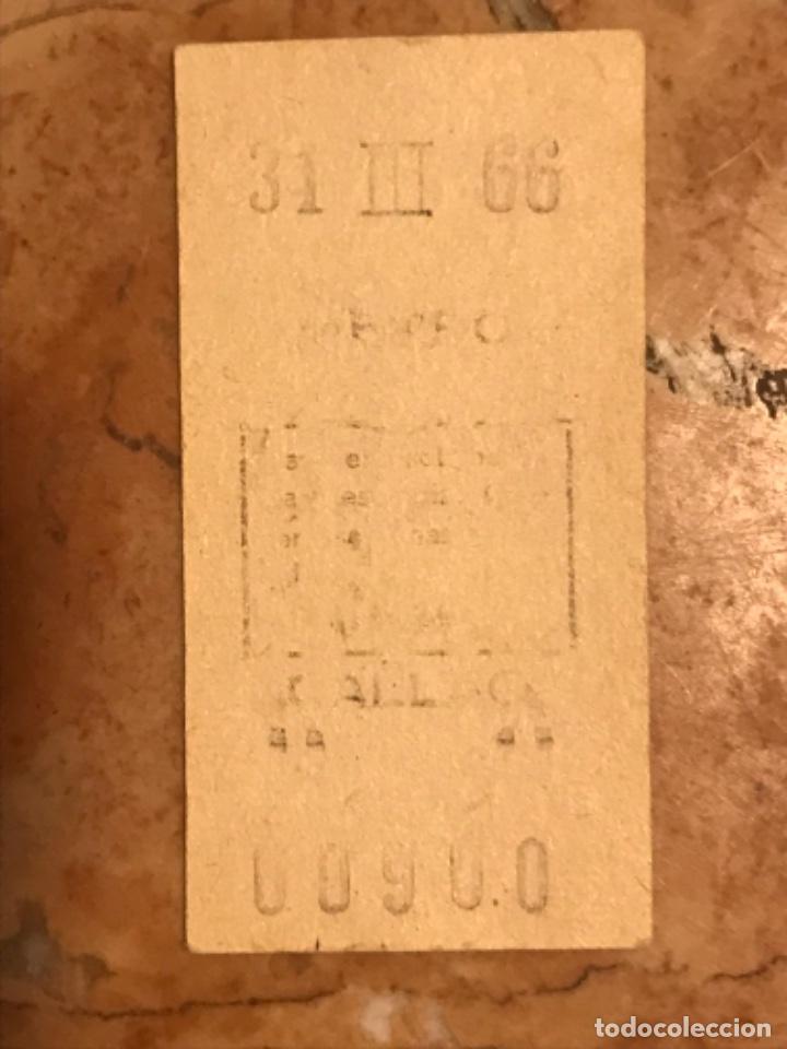 Sammeln von Fahrkarten: Billete de metro Madrid capic&uacute;a Callao 1966