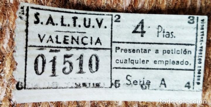 Collectionnisme Billets de transport: billete saltuv - valencia - Sociedad An&oacute;nima Laboral de Transportes Urbanos de Valencia - CAPICUA