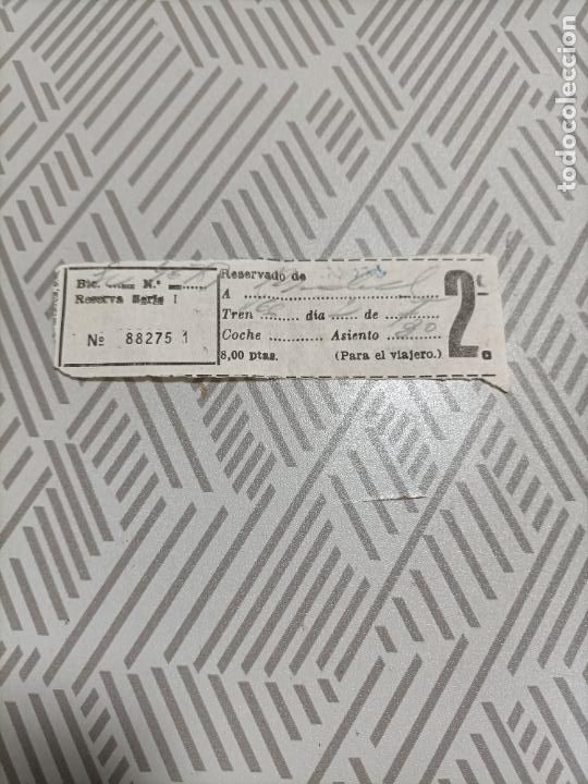 Collectionnisme Billets de transport: Antiguo billete de transporte