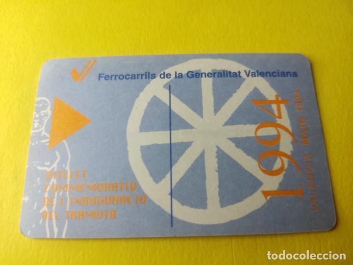 Coleccionismo billetes de transporte: METRO VALENCIA FERROCARRIL GENERALITAT - CONMEMORATIVA Y VARIAS PREGUNTE FALTA siempre mejor precio