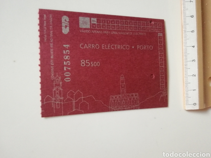 Sammeln von Fahrkarten: BONO TRANSPORTE EL&Eacute;CTRICO OPORTO. PORTUGAL