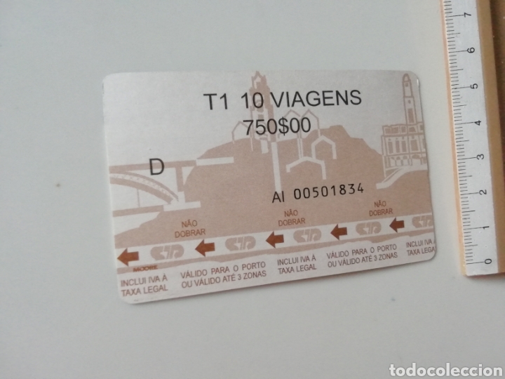 Sammeln von Fahrkarten: BONO 10 VIAJES TRANSPORTE PORTUGAL